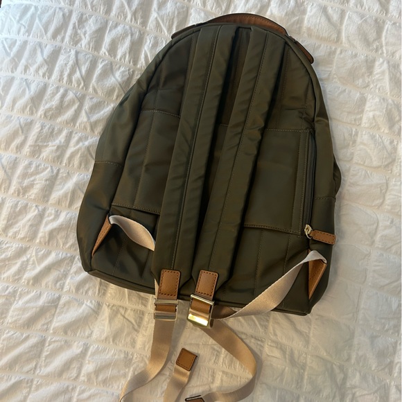 Michael Kors Olive Green Backpack - Picture 2 of 5